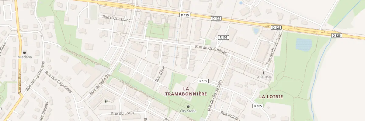 Plan du 8 All de l’Ile Morgol à Vezin-le-Coquet