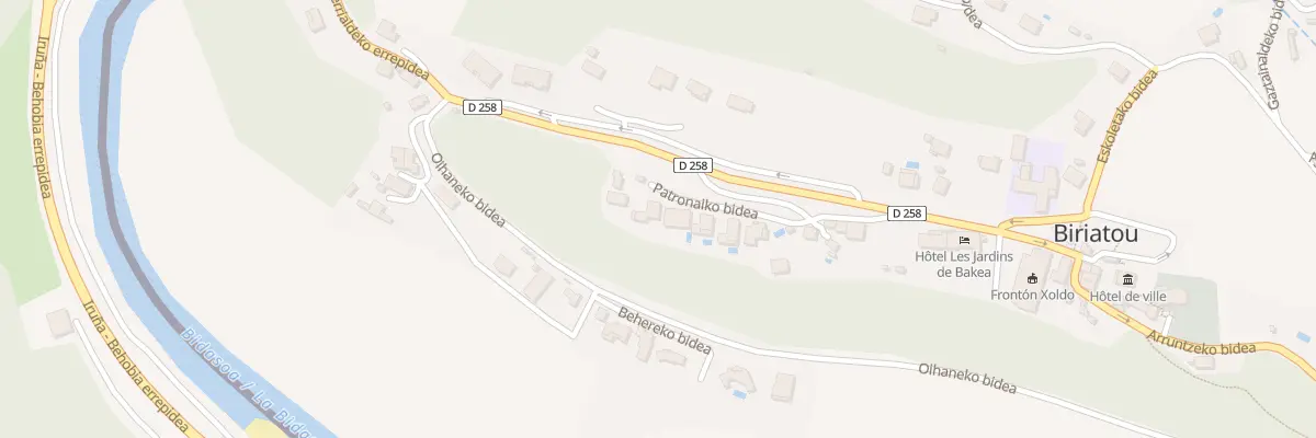 Plan du 9000 Placaldia à Biriatou