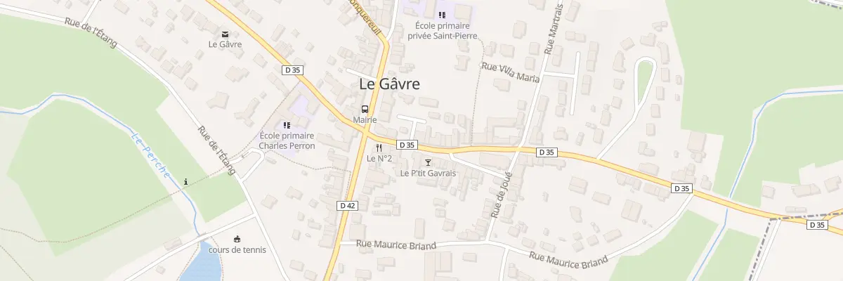 Plan du 3 Rue de l’Eglise au Gâvre