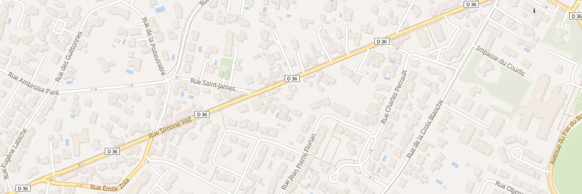 Plan du 43 Rue Simone Veil aux Sables-d’Olonne