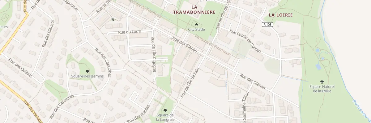 Plan du 24 Rue des Glénan à Vezin-le-Coquet