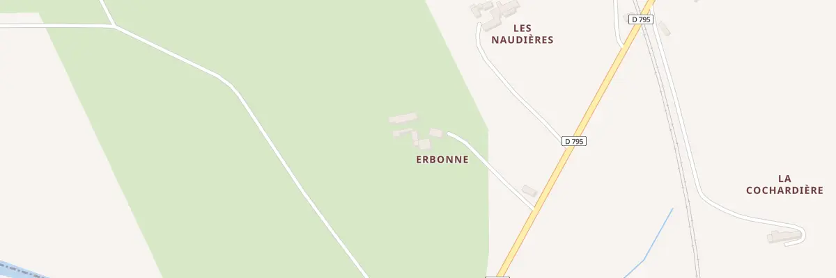 Plan du 1 Erbonne à Lourmais