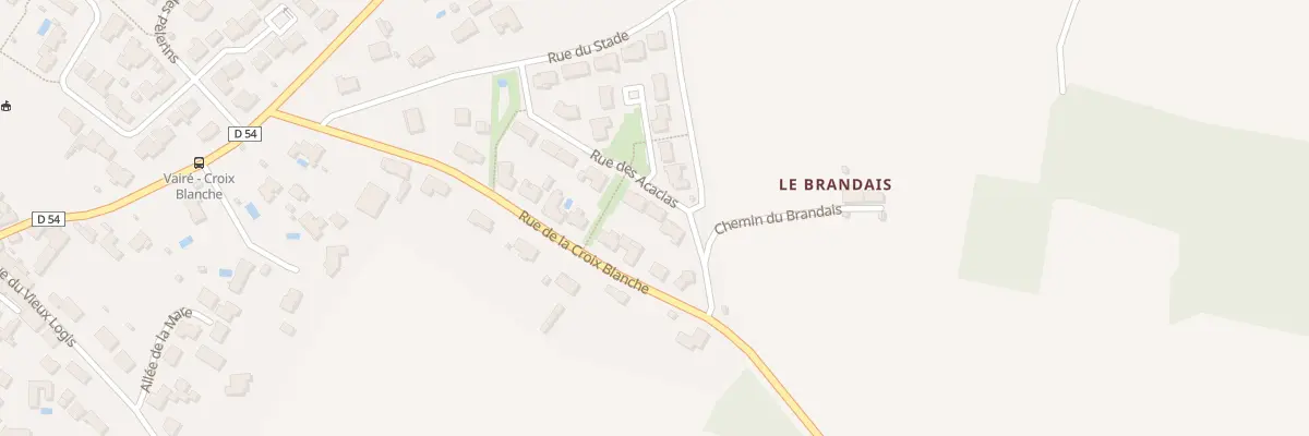 Plan du 12 Rue des Acacias à Vairé