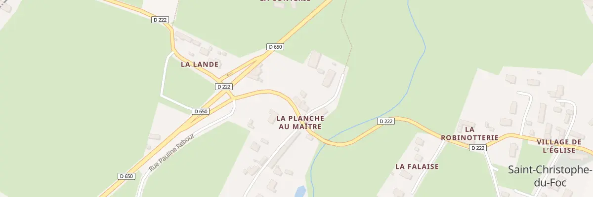 Plan du 6B La Planche au Maitre à Saint-Christophe-du-Foc