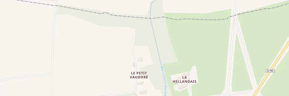 Plan du 8 Le Petit Vaudoré à Baguer-Morvan