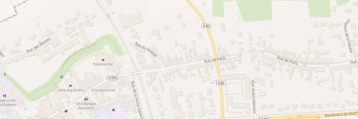 Plan du 17 Rue de Paris à Dol-de-Bretagne