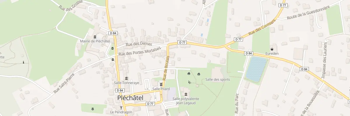 Plan du 10 Rue de la Boulais à Pléchâtel