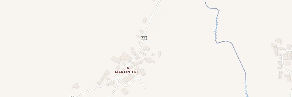 Plan du 1 La Martiniere à Paulx