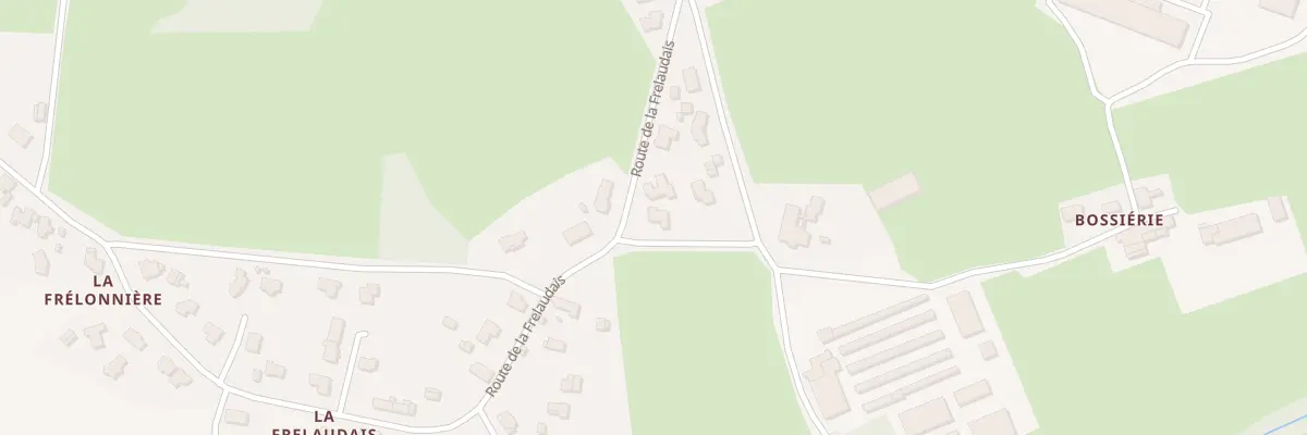 Plan du 42 Rte de la Frelaudais à Blain