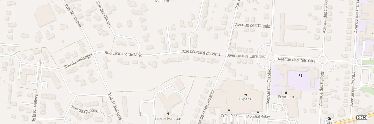 Plan du 18 Rue Léonard De Vinci à Combourg