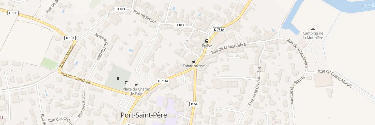 Plan du 8 Rue de Pornic à Port-Saint-Père