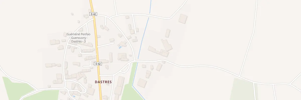 Plan du 95 Dastres à Guémené-Penfao