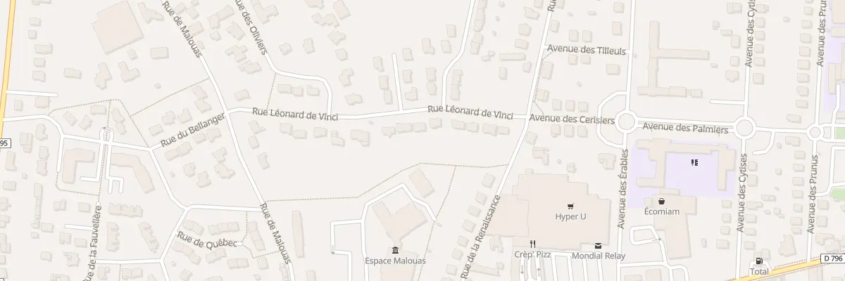 Plan du 16 Rue Léonard De Vinci à Combourg