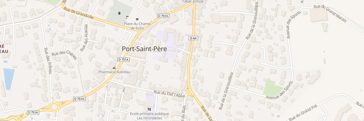 Plan du 14 Rue de la Raterie à Port-Saint-Père