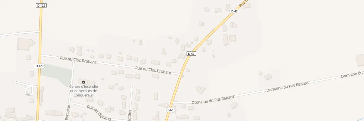 Plan du 23 Rue de la Mairie à Conquereuil