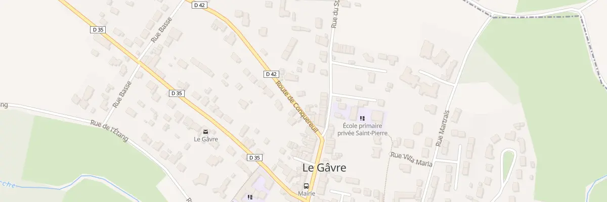 Plan du 9 Rue du Stade au Gâvre