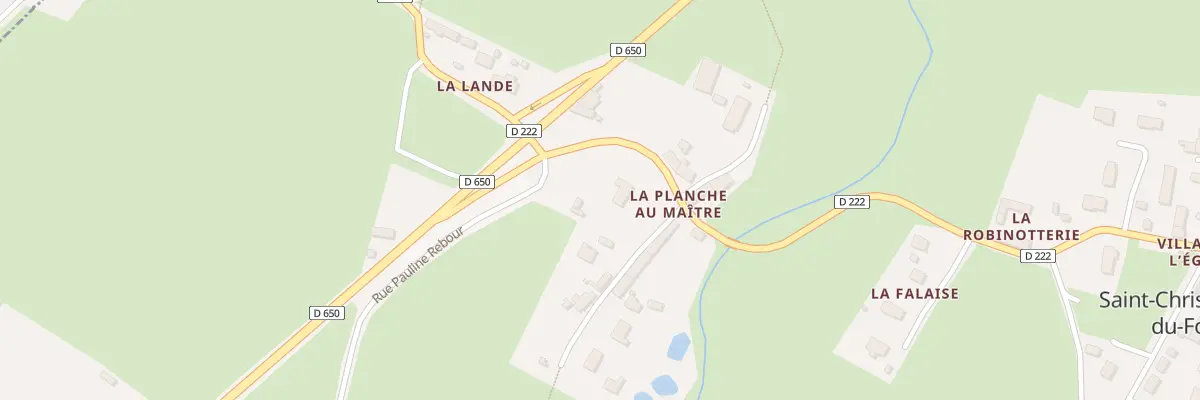 Plan du 17 La Planche au Maitre à Saint-Christophe-du-Foc