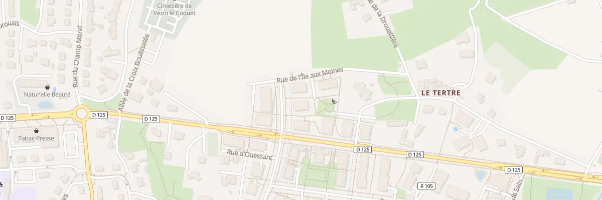 Plan du 2 Rue des Sept Iles à Vezin-le-Coquet