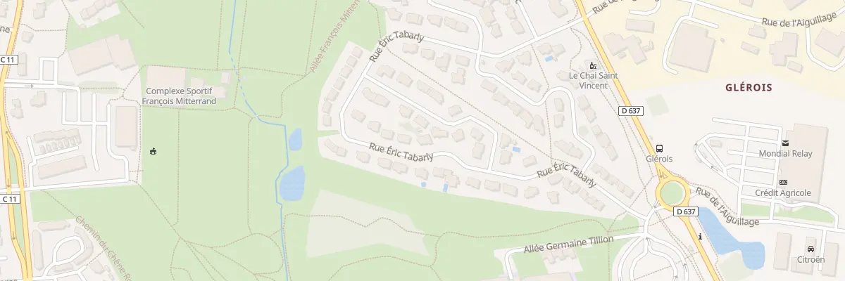 Plan du 23 Rue Eric Tabarly à La Mézière