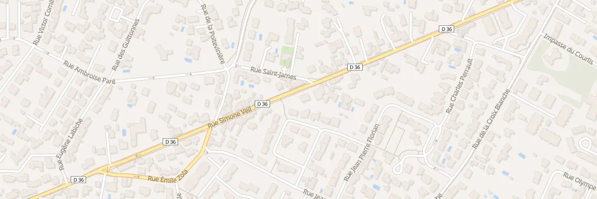 Plan du 55 Rue Simone Veil aux Sables-d’Olonne