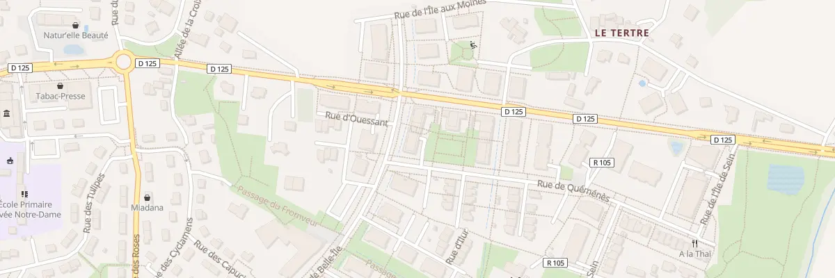 Plan du 2 Av des Champs Bleus à Vezin-le-Coquet