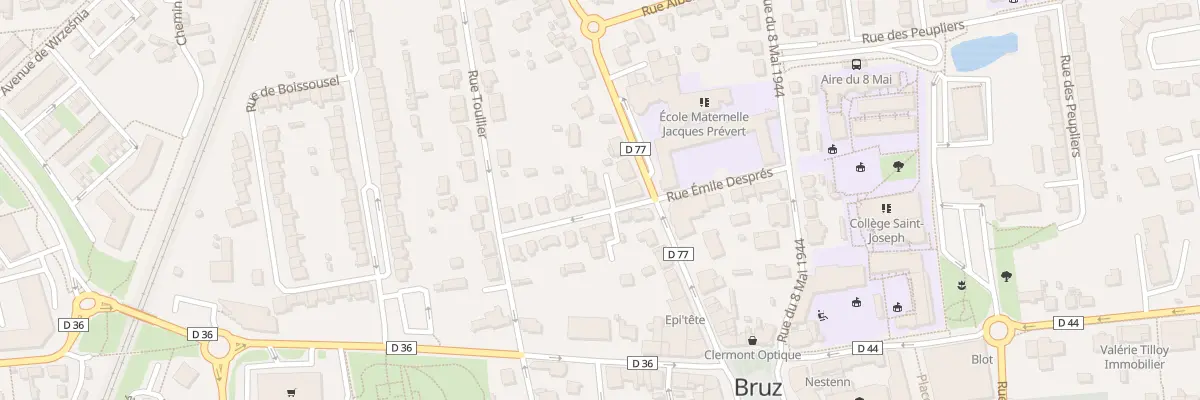 Plan du 4 Rue Emile Desprès à Bruz
