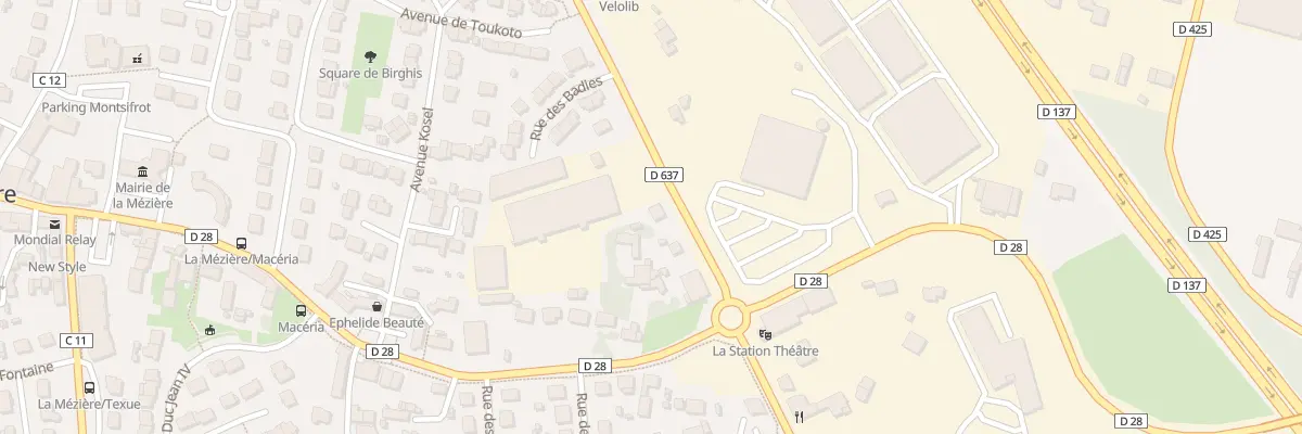 Plan du 9 Rue de Saint Malo à La Mézière