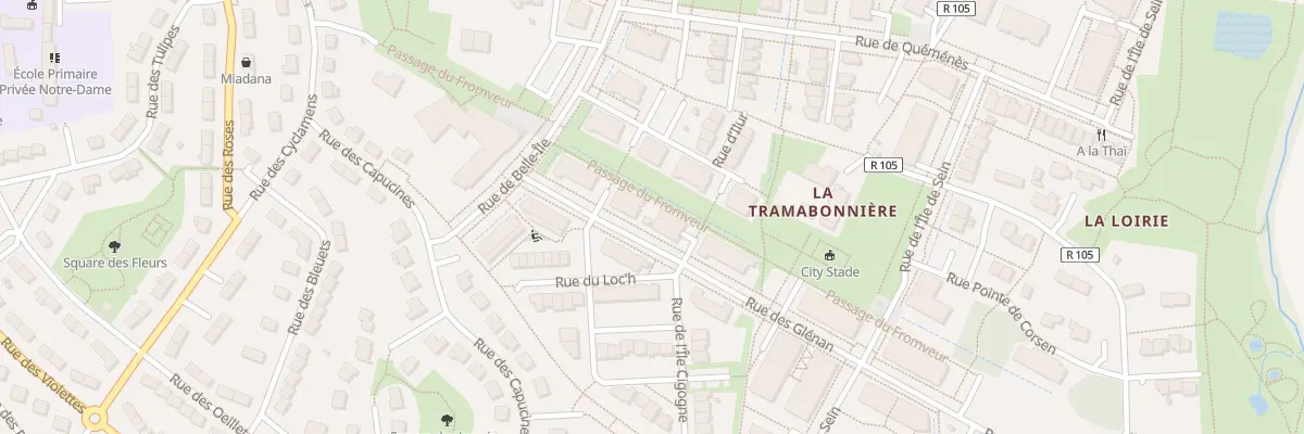 Plan du 3 Rue des Glénan à Vezin-le-Coquet