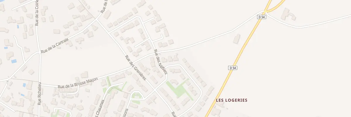 Plan du 28 Rue des Cormiers à Vairé