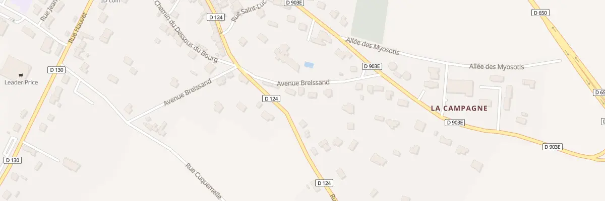 Plan du 24 Rue Breissand à Barneville-Carteret