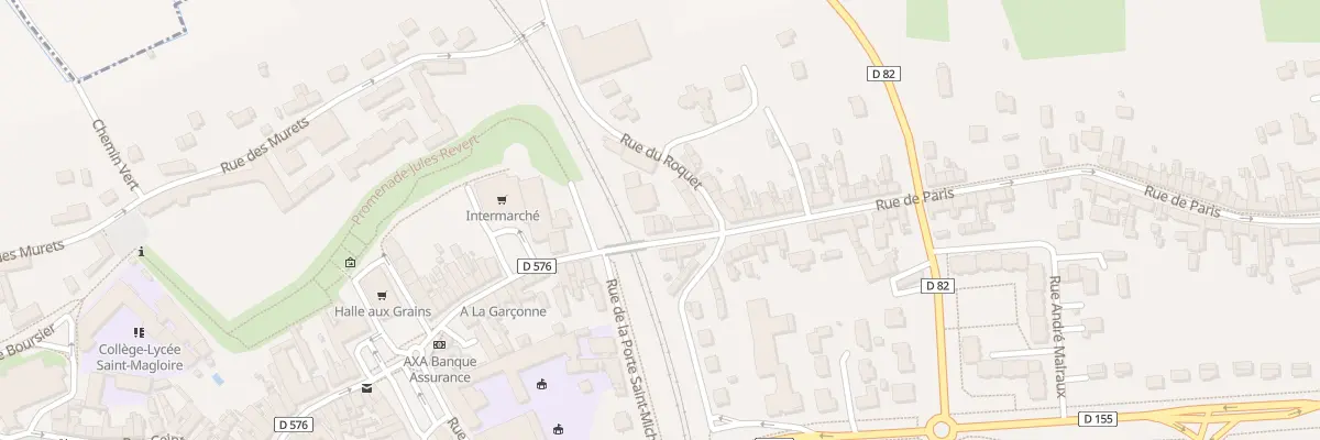Plan du 3 Rue de Paris à Dol-de-Bretagne