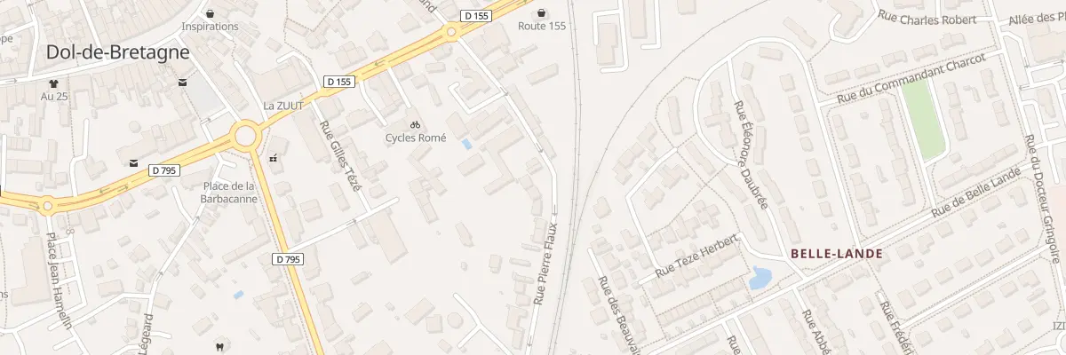 Plan du 14 Rue Pierre Flaux à Dol-de-Bretagne