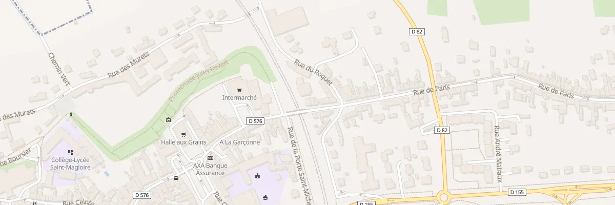 Plan du 1 Rue de Paris à Dol-de-Bretagne
