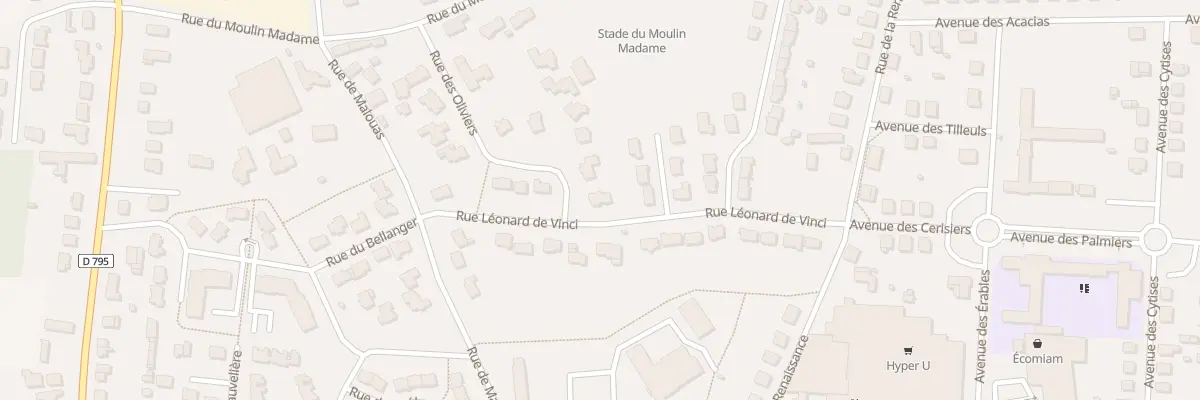 Plan du 3 Rue Léonard De Vinci à Combourg