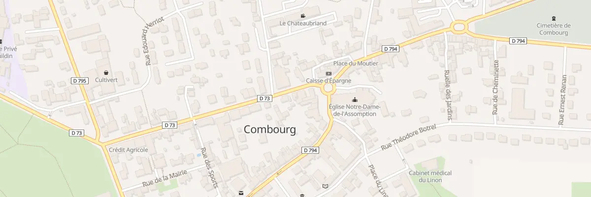 Plan du 28 Bd Du Mail à Combourg