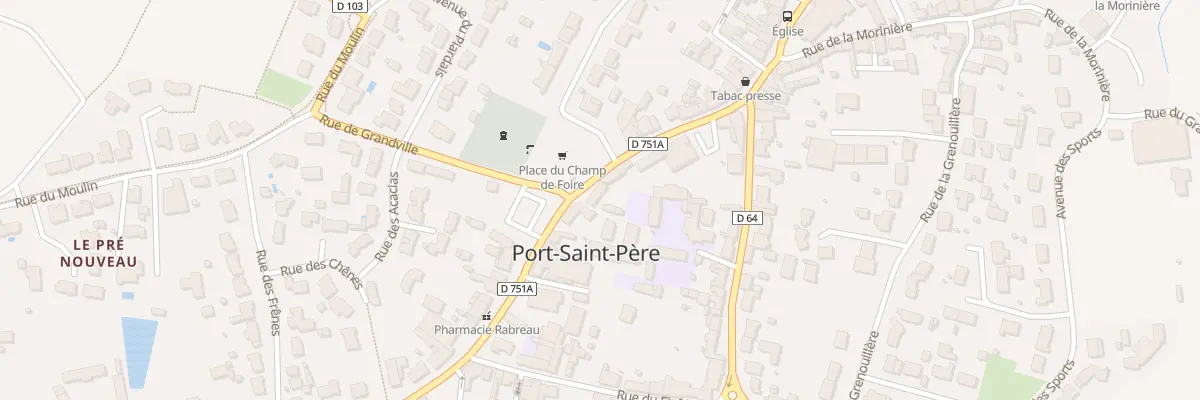 Plan du 19 Rue de Pornic à Port-Saint-Père