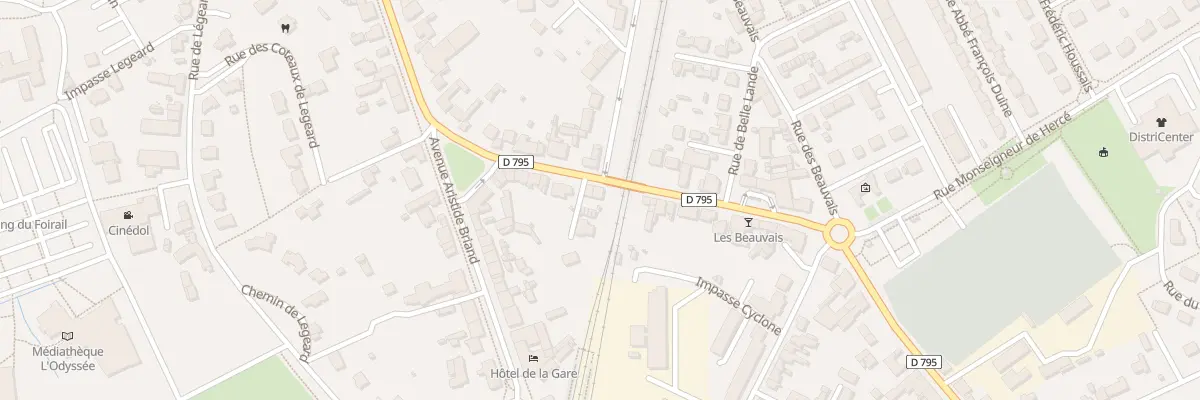 Plan du 14 Rue de Rennes à Dol-de-Bretagne
