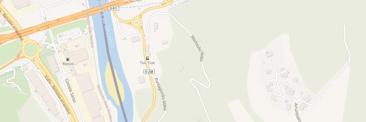 Plan du 9001 Che de Maritxu à Biriatou