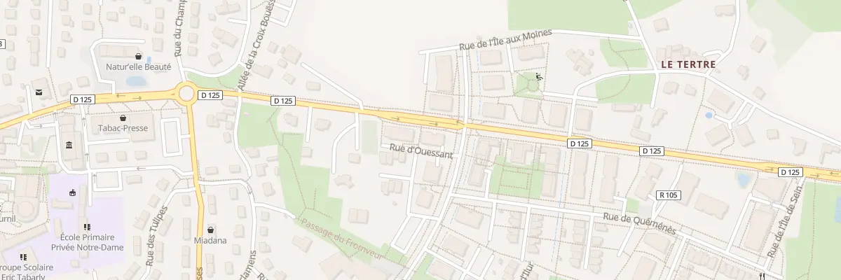 Plan du 2B Rue d’Ouessant à Vezin-le-Coquet