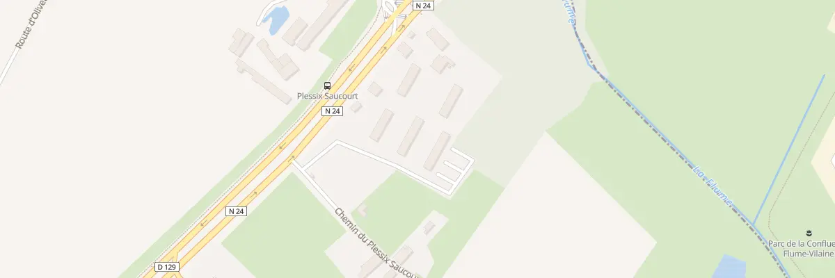Plan du 22 Che du Plessix Saucourt au Rheu