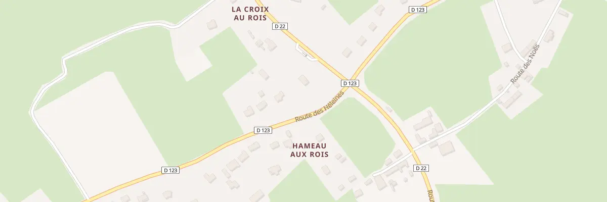 Plan du 1 Rte des Heleines - Acqueville à La Hague