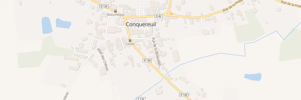 Plan du 5036 La Bedodais à Conquereuil