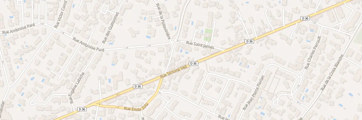 Plan du 66 Rue Simone Veil aux Sables-d’Olonne