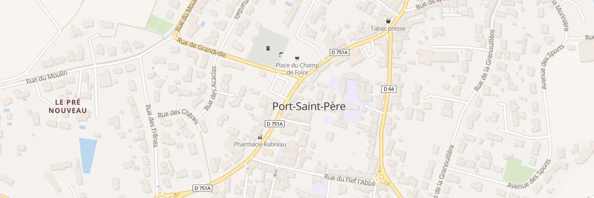 Plan du 23 Rue de Pornic à Port-Saint-Père