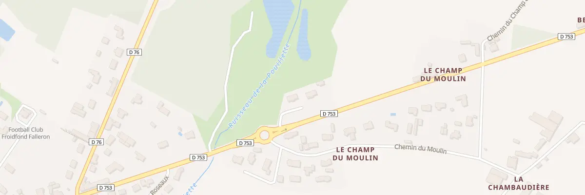 Plan du 1 Rte de Falleron à Froidfond