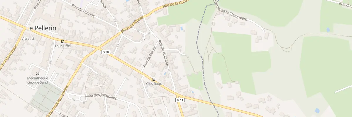 Plan du 20 Rue du 8 Mai au Pellerin