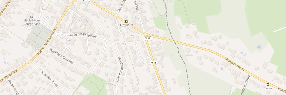 Plan du 6 Rue du Clos Roux au Pellerin