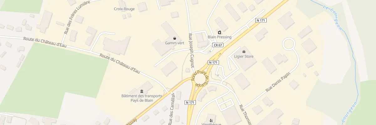 Plan du 971 Rte de Nozay à Blain