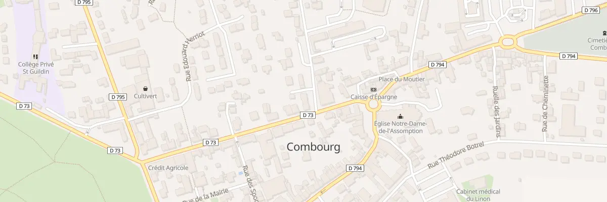 Plan du 23T Bd Du Mail à Combourg
