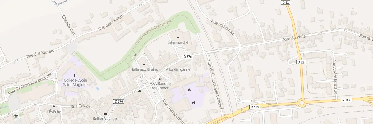 Plan du 14 Rue des Carmes à Dol-de-Bretagne